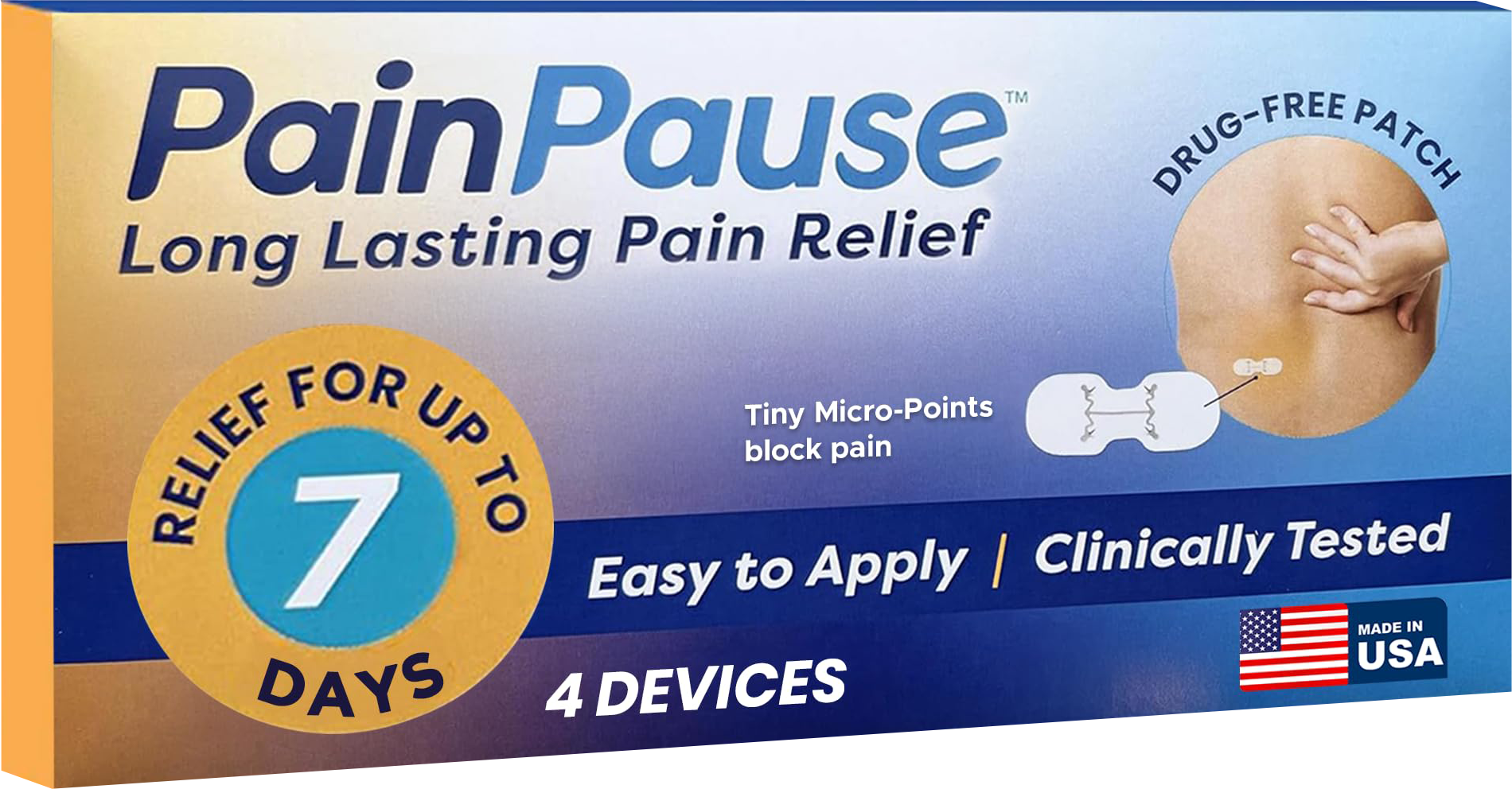 PainPause Long Lasting Pain Relief — relief for up to 7 days